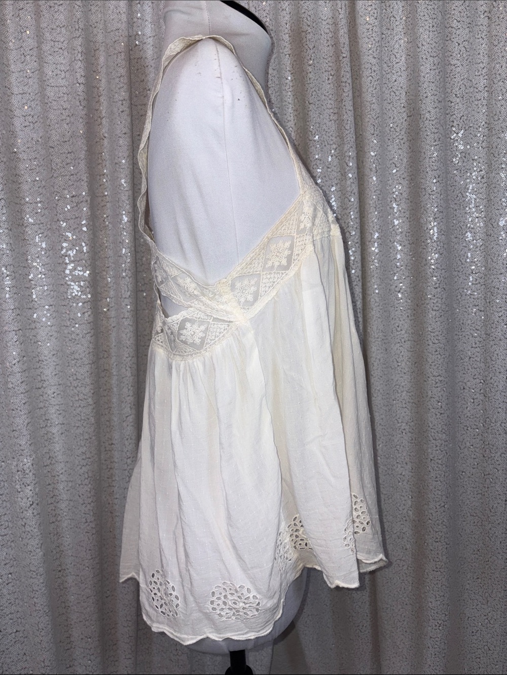 Intimately Free People Lace-Trim Peasant Tank Top - Picture 2 of 4
